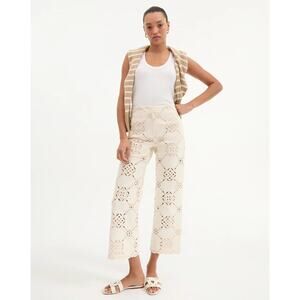 Ecru Dova Eyelet Pant